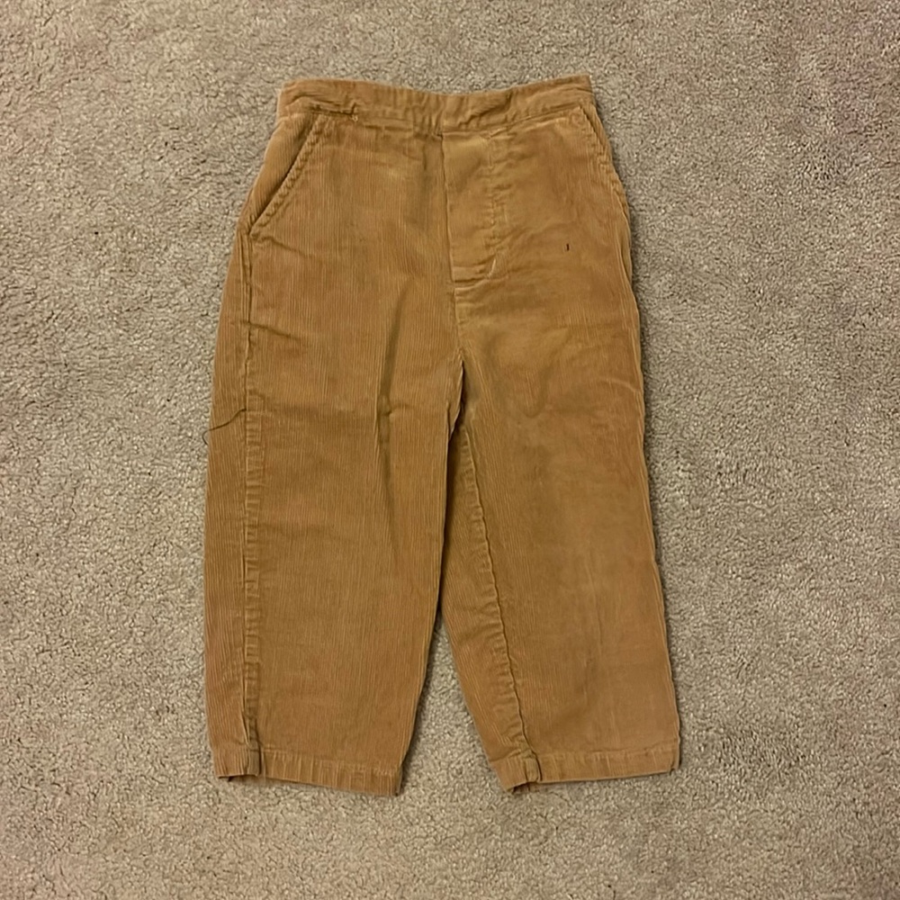 Tan Ribbed Pants